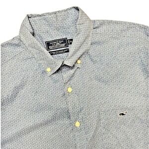 Vineyard Vines Classic Fit Tucker Blue Shirt Men's XL 146th Kentucky Derby‎